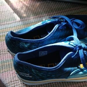 National Geographic Blue Sneakers